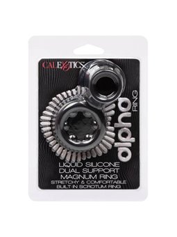 CalExotics Dual Magnum Ring - Anello Fallico Doppio in Silicone Liquido