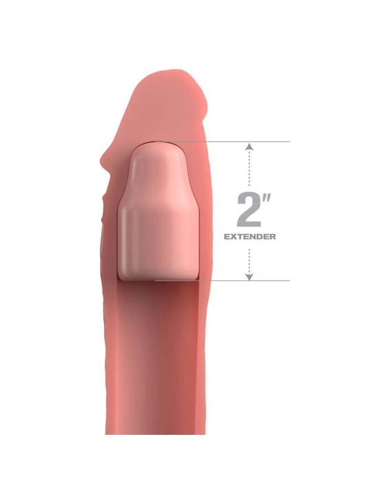 Fantasy X-Tensions - Guaina Fallica Sleeve 8 Inch + 2 Inch Plug