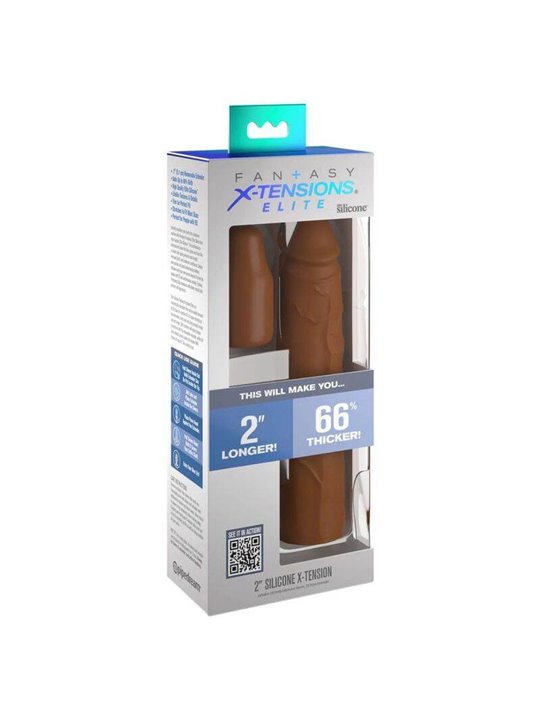 Fantasy X- Tensions - Pipedreams Sleeve 20,32 CM + 5,00 CM Inch Plug Caramel