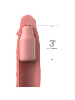 Fantasy X-Tensions - Guaina Fallica Sleeve 9 Inch + 3 Inch Plug
