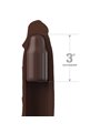 Fantasy X- Tensions - Pipedreams Sleeve 22,86 CM + 7,62 CM Plug Brown
