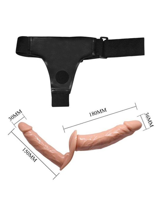 Baile Ultra - Dildo Strap-On con Imbracatura per Doppia Penetrazione