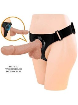 Pretty Love - Harness Briefs Universal Harness with Dildo Jerry 21.8 CM Natural