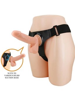 Pretty Love - Harness Briefs Universal Harness With Dildo Tom 20 CM Natural