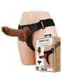 Pretty Love - Harness Briefs Universal Harness With Dildo Micheal 20 CM Black