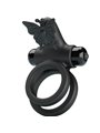Pretty Love - Double Ring Vibrator With Black Stimulator