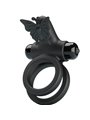 Pretty Love - Double Vibrating Ring with Black Stimulator