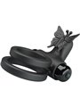 Pretty Love - Double Ring Vibrator With Black Stimulator