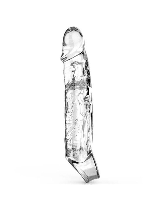 Toyjoy - Guaina Trasparente con Anello Extension Sleeve Large