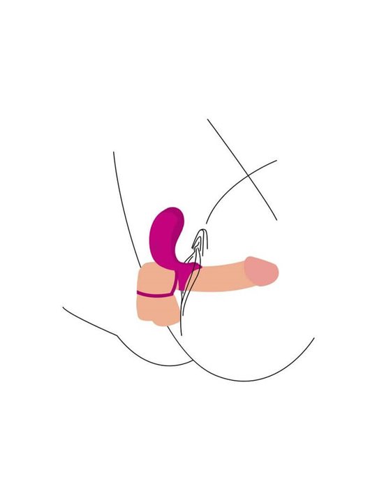 Xocoon - Couples Stimulator Ring Fuchsia