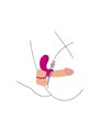 Xocoon - Couples Stimulator Ring Fuchsia