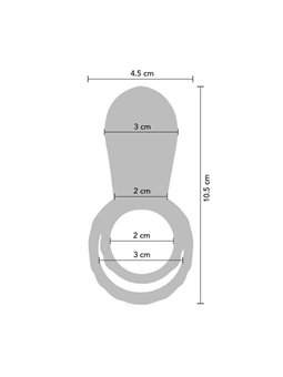 Xocoon - Couples Stimulator Ring Fuchsia