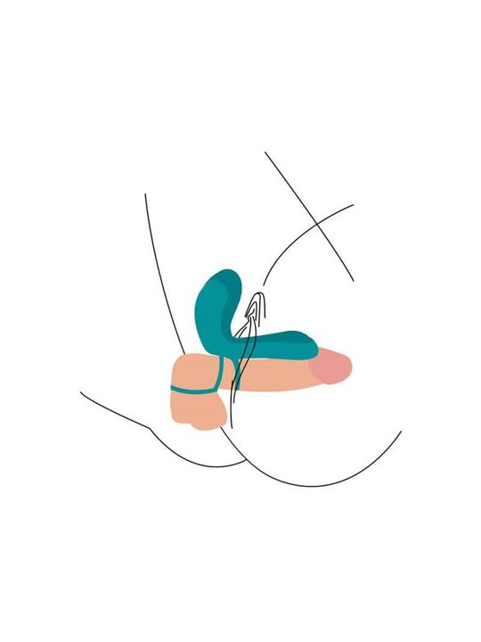 Xocoon - Couples Vibrator Ring GReen