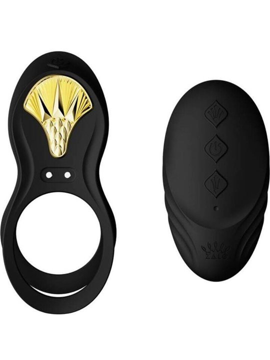 Zalo - Bayek Vibrating Couples Ring Black