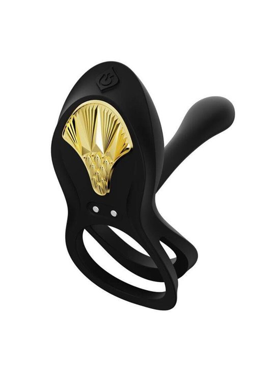 Zalo - Bayek Vibrating Couples Ring Black