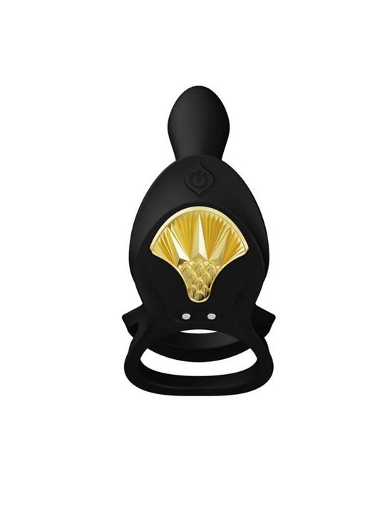 Zalo - Bayek Vibrating Couples Ring Black
