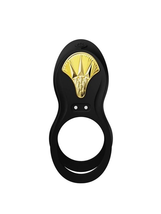 Zalo - Bayek Vibrating Couples Ring Black