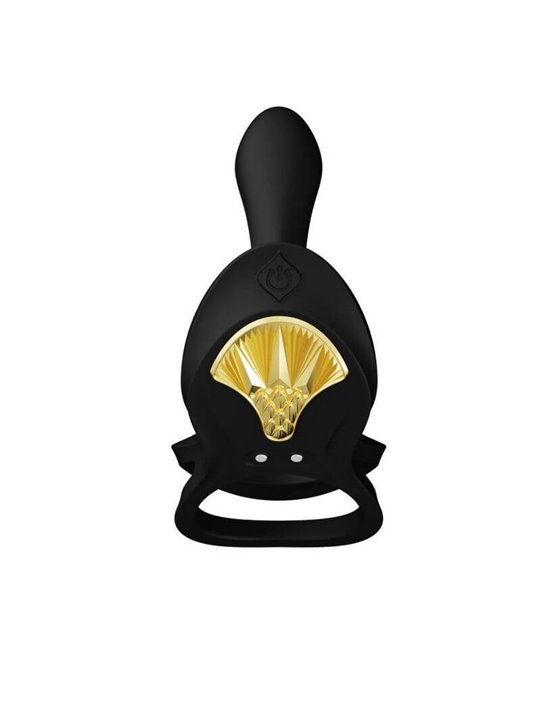 Zalo - Bayek Vibrating Couples Ring Black