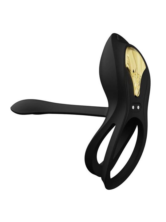 Zalo - Bayek Vibrating Couples Ring Black