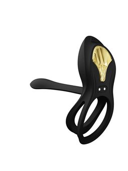 Zalo - Bayek Vibrating Couples Ring Black