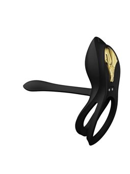 Zalo - Bayek Vibrating Couples Ring Black