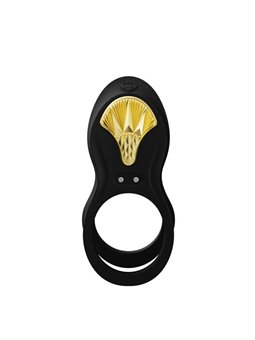 Zalo - Bayek Vibrating Couples Ring Black