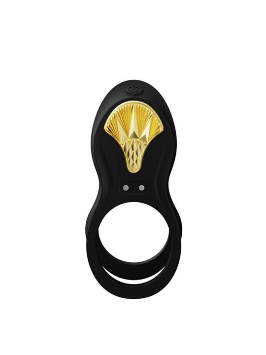 Zalo - Bayek Vibrating Couples Ring Black