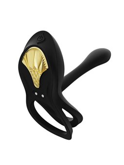 Zalo - Bayek Vibrating Couples Ring Black