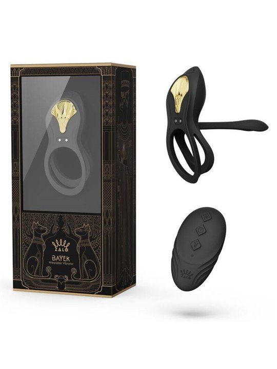 Zalo - Bayek Vibrating Couples Ring Black