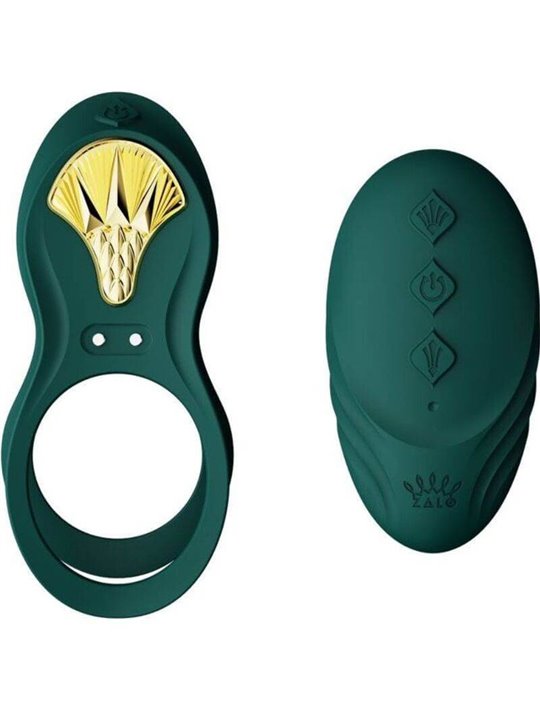 Zalo - Bayek Vibrating Couples Ring GReen