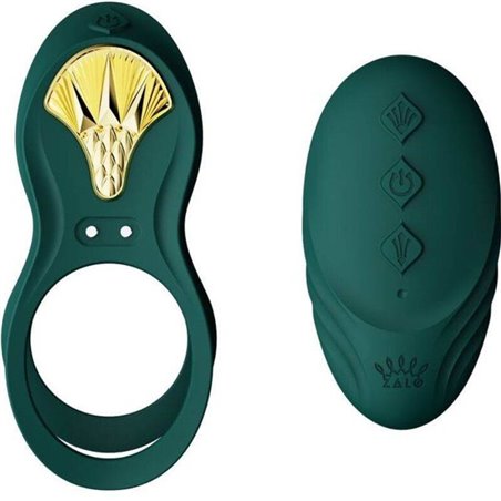 Zalo - Bayek Vibrating Couples Ring GReen