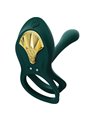 Zalo - Bayek Vibrating Couples Ring GReen