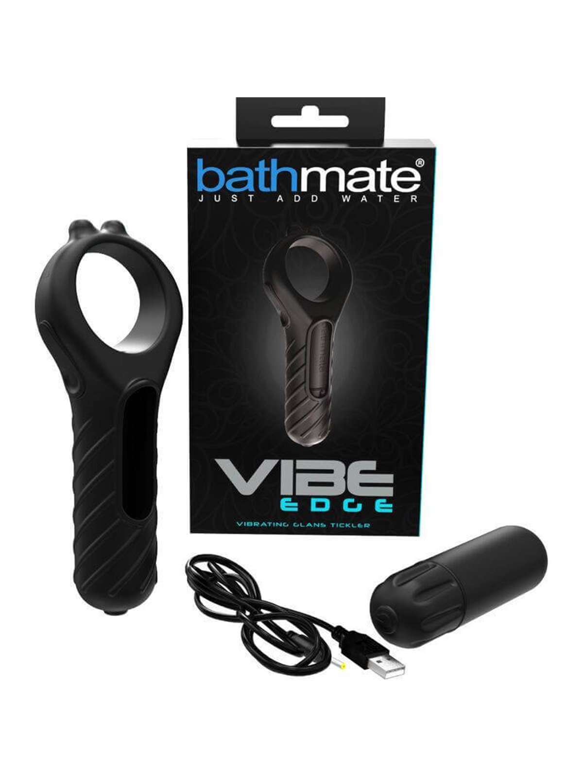 Bathmate Vibe Edge - Anello Fallico Vibrante per la Stimolazione del Glande
