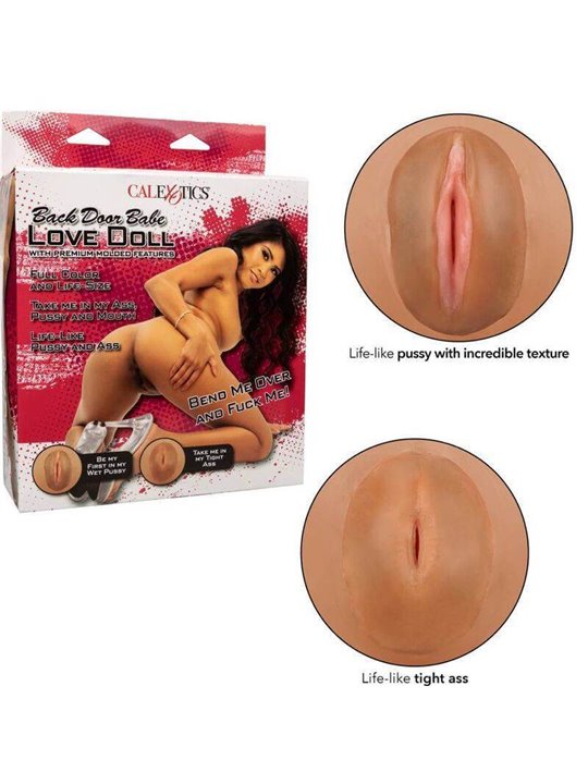 CalExotics Back Door Babe Love Doll - Bambola Gonfiabile Vagina e Ano Realistici