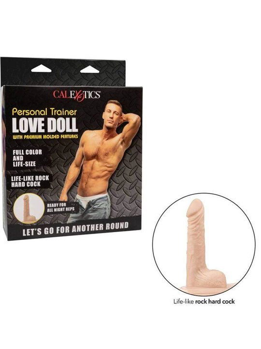 CalExotics Personal Trainer Love Doll - Bambolotto Gonfiabile a Grandezza Naturale