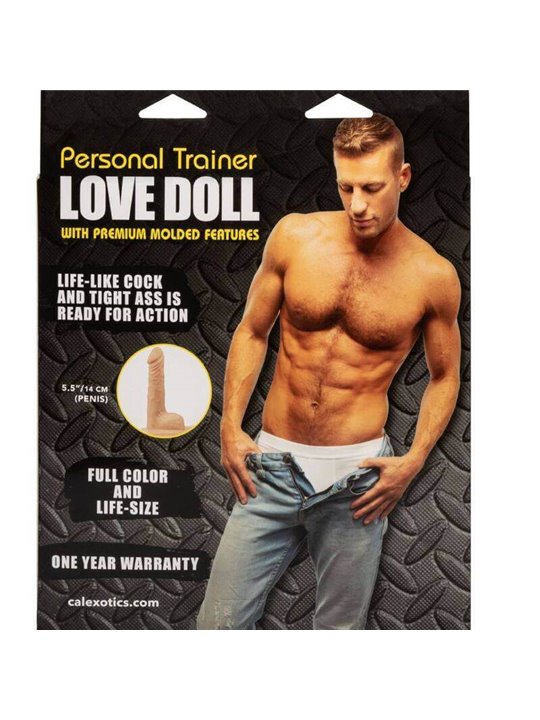 CalExotics Personal Trainer Love Doll - Bambolotto Gonfiabile a Grandezza Naturale