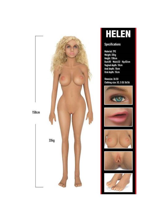 Hidden Desire Helen - Bambola Sex Doll Realistica a Grandezza Naturale