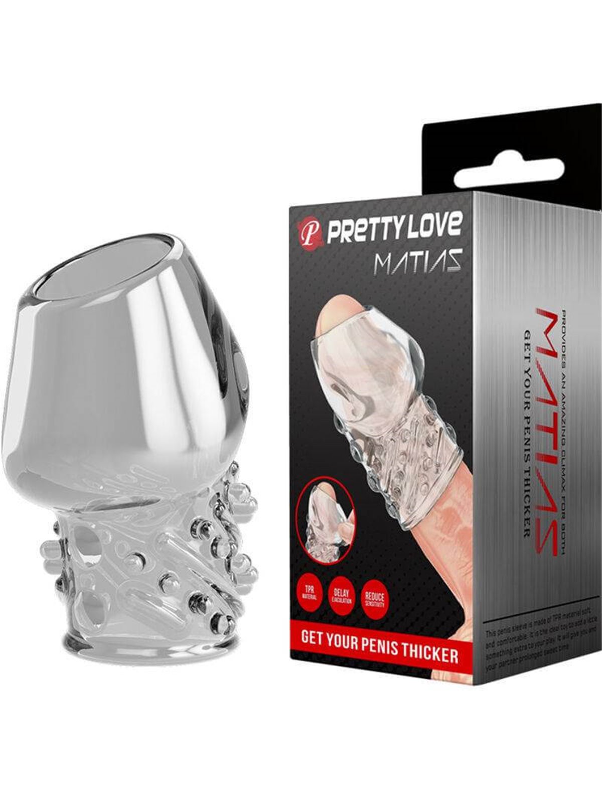 Pretty Love - Matias Transparent Penis Thicker