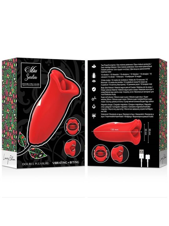 Mia - Sicilia Double Pleasure Vibrating + Biting
