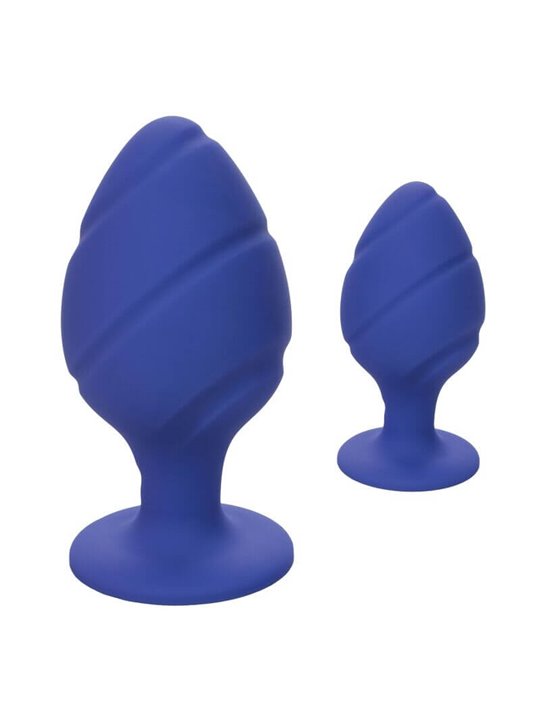 California Exotic - Plug Anale Blu 2 PZ Cheeky Buttplug