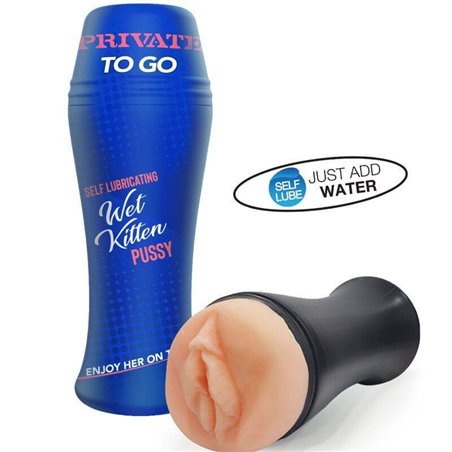 Private - Masturbatore Vagina Realistica Wet Kitten Self Lube To Go