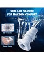 Game Cup - Thrusting Vibration Masturbator with Heating Function and Mobile Support - Black