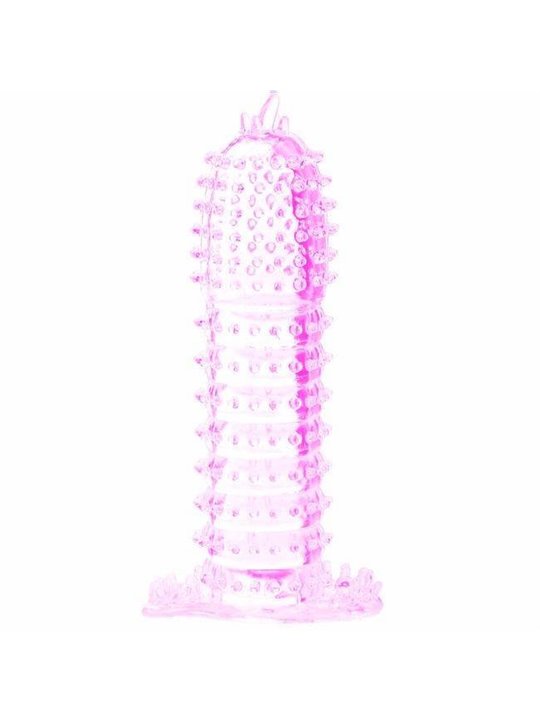 Baile - Penis Sheath with Pink Stimulating Points 14 CM