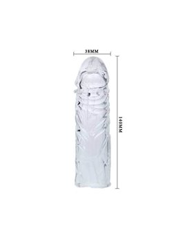 Baile - Transparent Silicone Penis Cover 13 CM