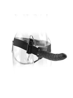 Fetish Fantasy Series - Fallo Indossabile Vibrante 8'' Vibrating Hollow Strap On Nero