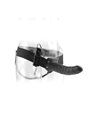 Fetish Fantasy Series - 19 CM Vibrating Hollow Strap-On Black