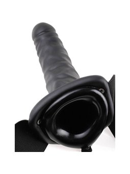 Fetish Fantasy Series - Fallo Indossabile Vibrante 8'' Vibrating Hollow Strap On Nero