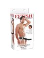 Fetish Fantasy Series - 19 CM Vibrating Hollow Strap-On Black