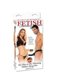Fetish Fantasy Series - Vibratore Indossabile Fetish Fantasy Fallo Vibrante Lui Lei Hollow Black