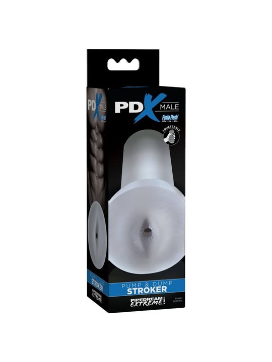 Pdx Male - Pump and Dump Stroker - Clear
